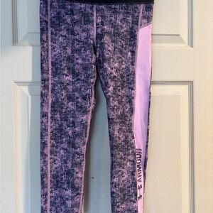 Under Armour Black and Pink Leggings